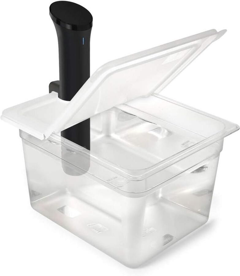 Sous Vide Container 12 Quart met Inklapbaar Deksel Compatibel met Anova en Instant Pot