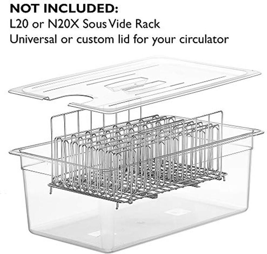 Sous Vide Container 25L Transparant Polycarbonaat Waterbad voor Duikcirculators