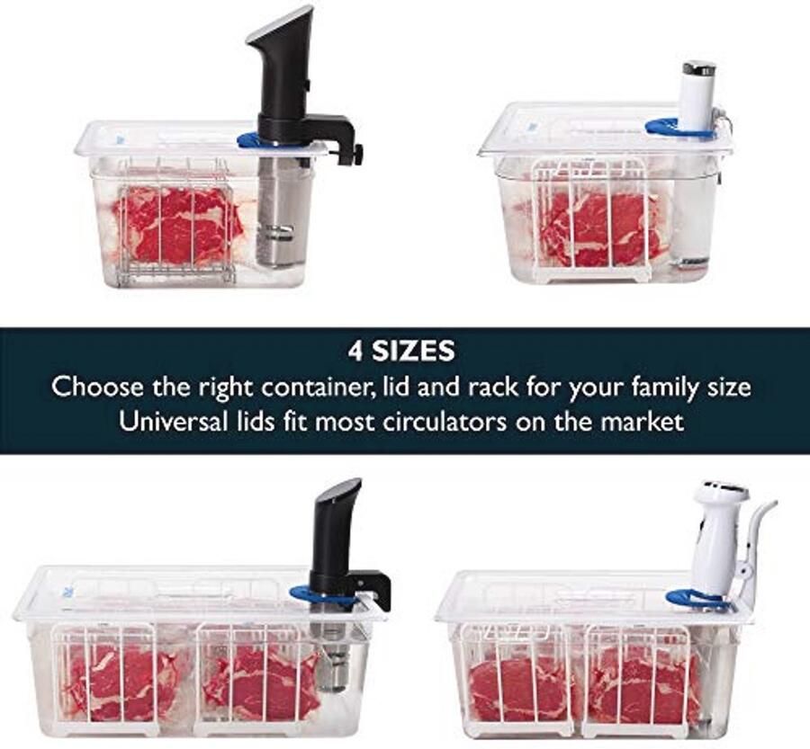 Sous Vide Container 25L Transparant Polycarbonaat Waterbad voor Duikcirculators