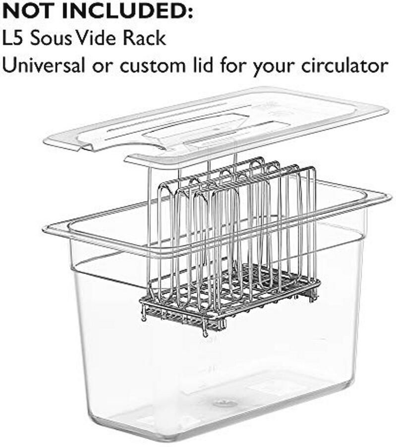 Sous Vide Container 7L Sterk en Doorzichtig Polycarbonaat