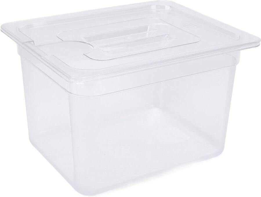 Sous Vide Container Kookbak met Deksel Precisie Koken Hoge Capaciteit 12 Liter Transparant