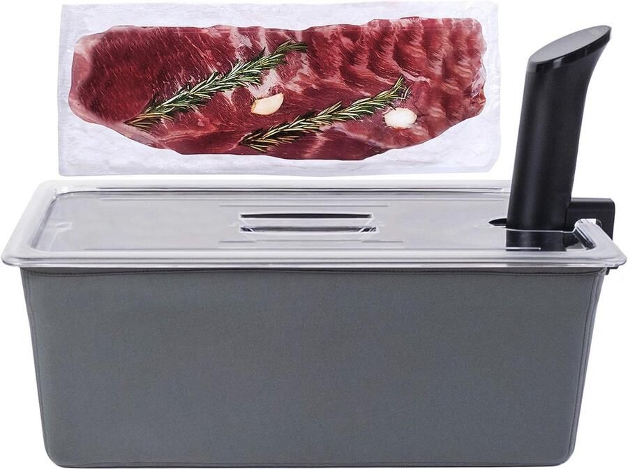 Sous-vide container met isolerende hoes en deksel – 26 quart