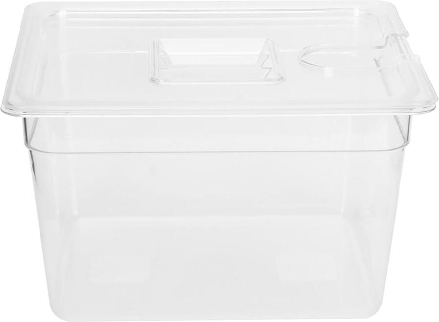 Sous Vide Container Opvouwbaar Bak Precisie Koken Met Deksel 11 Liter Transparant