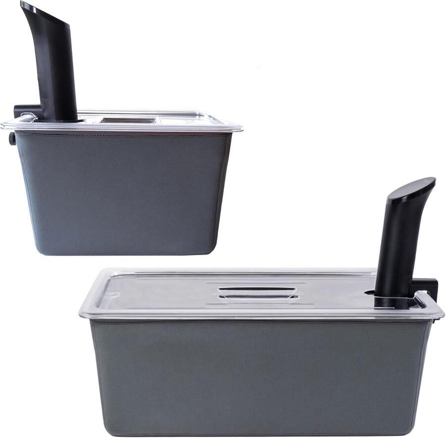 Sous Vide Container Sets Isolatie Bakken Precisie Koken Dubbele Capaciteit Isolatie 12 + 26 QT Transparant