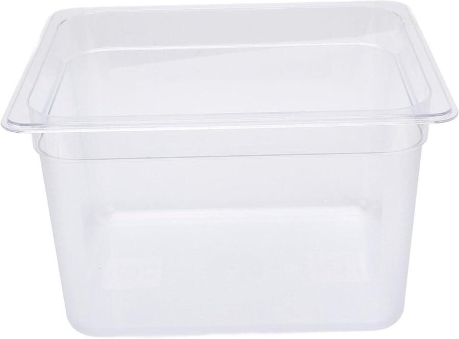 Sous Vide Container Slow Cooker Bak Langzaam Koken Met Deksel 12 Liter Transparant