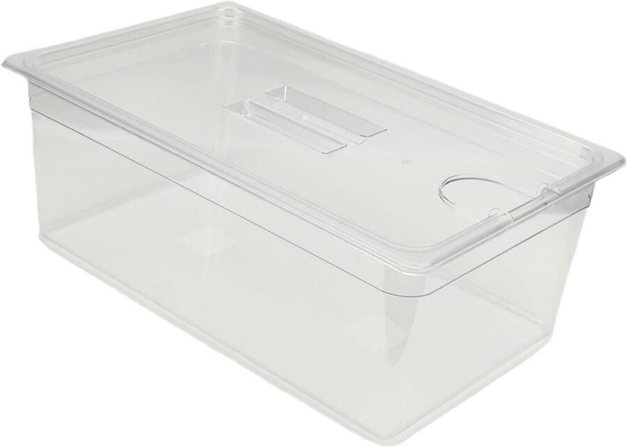 Sous Vide Container Slowcooker Tank Maaltijd Bereiden Hittebestendig PP 25L Transparant