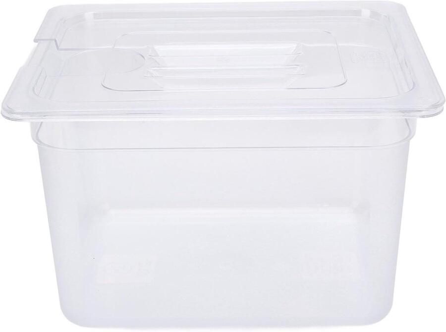 Sous Vide Container Slowcooker Bak Kookbak Precisie Koken Inclusief Deksel 12 Liter Transparant