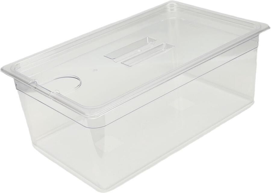 Sous Vide Container Slowcooker Bak Precis Koken Grote Capaciteit 25L 32x52x19.5cm Transparant