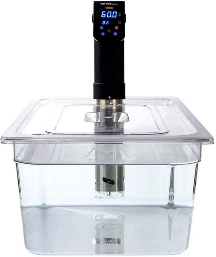 Sous Vide Container Vacuüm Koken Bak Precisie Koken Op Maat Gemaakt Deksel 20 Liter Inhoud Transparant