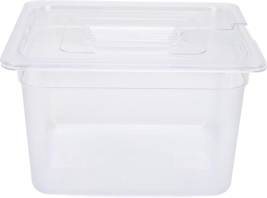 Sous Vide Container Vacuüm Kookpot Lage Temperatuur Koken Met Deksel 12 Liter Transparant