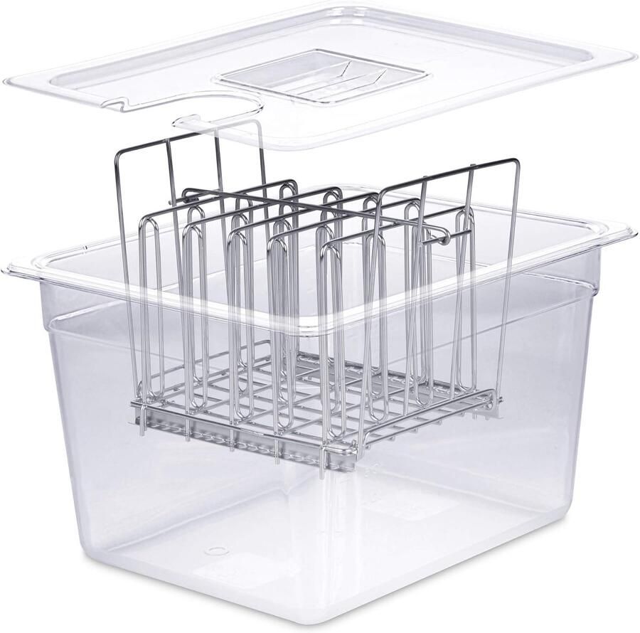 Sous Vide Container Waterbad Bak Precisie Koken Universele Circulator Opening 11 Liter Capaciteit Transparant