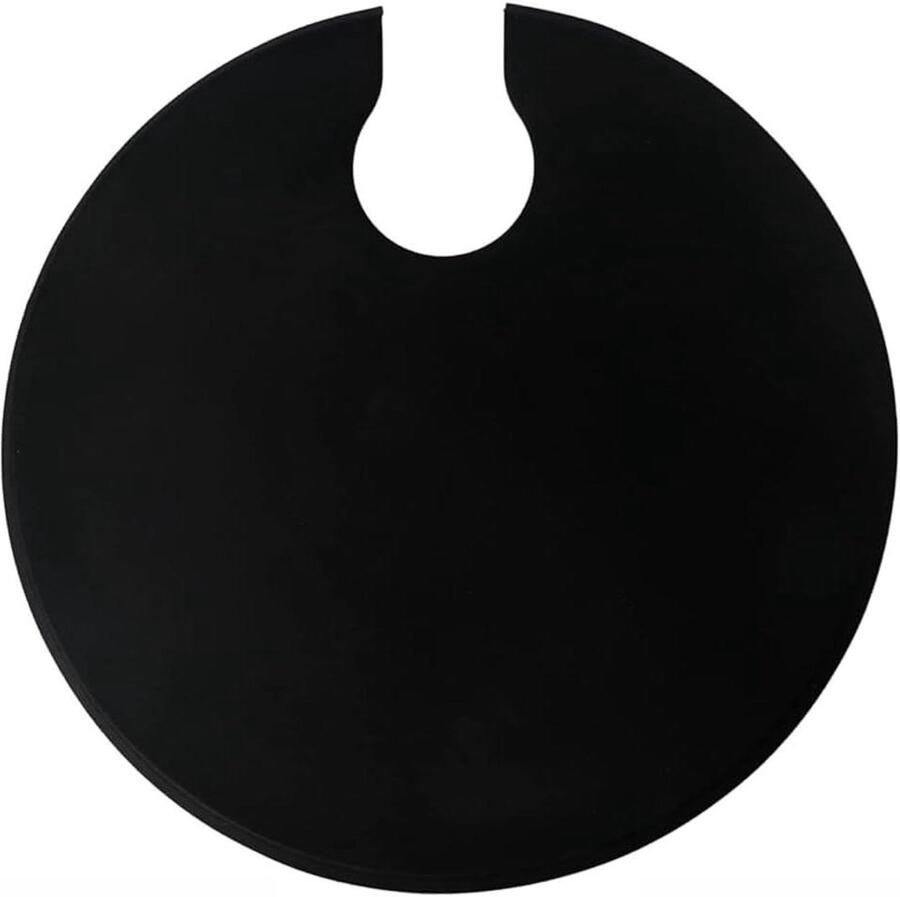 Sous Vide Deksel Kookhoes Siliconen Precisie Koken Hittebestendig Duurzaam 28 cm Diameter Zwart