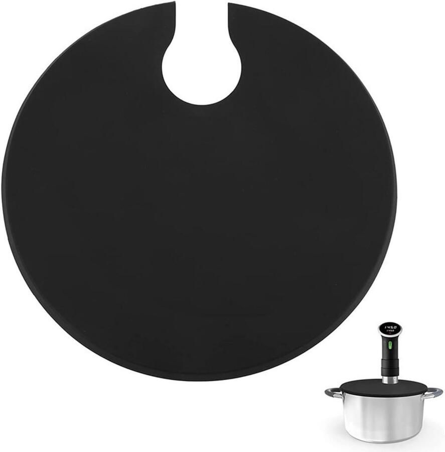 Sous Vide Deksel voor Potten tot 27 cm Silicone Vacuüm Koken Accessoire
