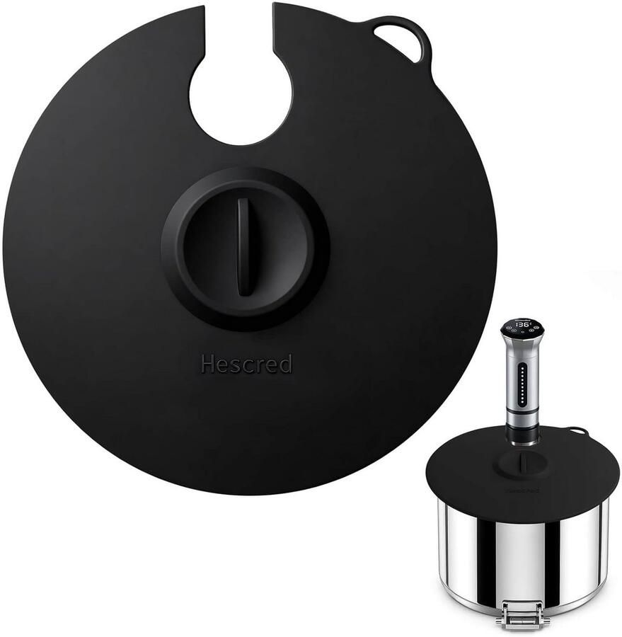 Sous Vide Deksel voor Precisie Koken Geschikt voor Grotere Pannen tot 27 cm