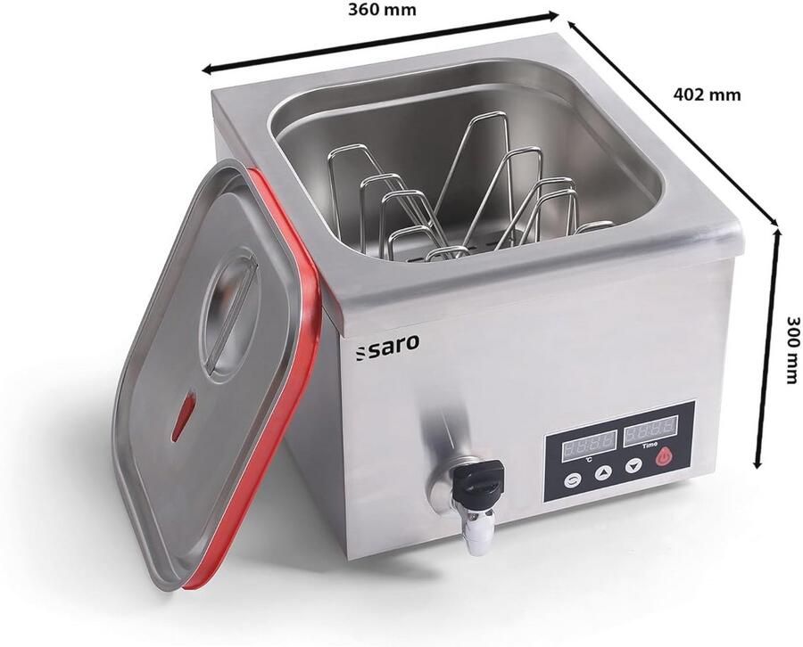 Sous-Vide Garer met Digitaal Display en Instelbare Temperatuur 7-14 L