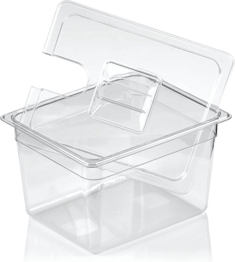 Sous Vide Garer Waterbad tot 12 liter Inclusief Deksel voor Perfect Koken