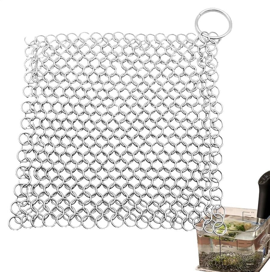 Sous Vide Gewicht Kookaccessoire Gelijkmatig Koken Voedsel Blijft Onder 20x20 cm Zilver