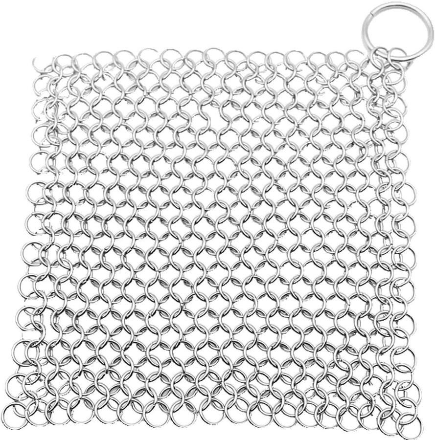 Sous Vide Gewicht Kooknet Precisie Gelijkmatig Koken Volledige Onderdompeling 20 x 20 cm Zilver