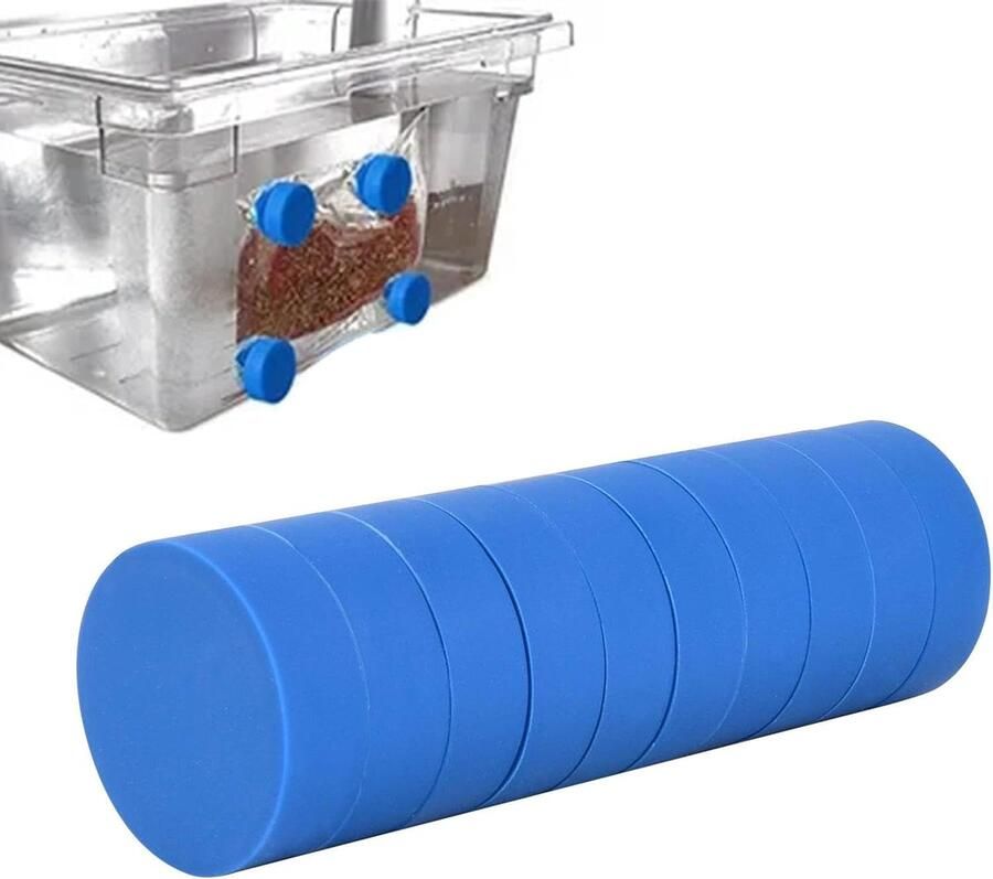 Sous Vide Gewichten Magneten Set Nauwkeurig Koken Voedselveilige Coating 4 Stuks Meerkleurig
