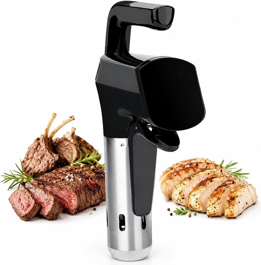 Sous Vide Koker Dompelcirculator Precisie Koker Precisie Koken Snelle Verwarming 1800W Tot 95°C Zwart
