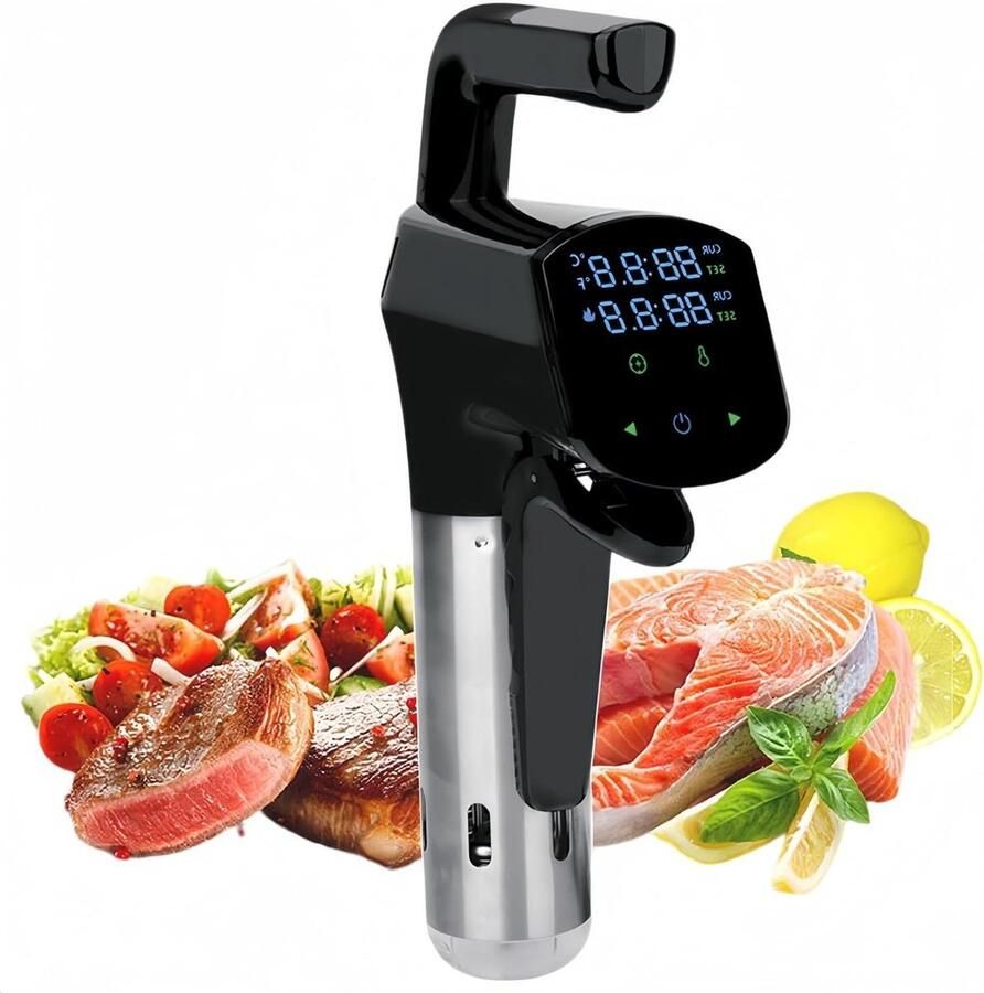Sous Vide Koker Dompelcirculator Waterbad Precisie Koken WiFi App Bediening 25L Capaciteit Zwart
