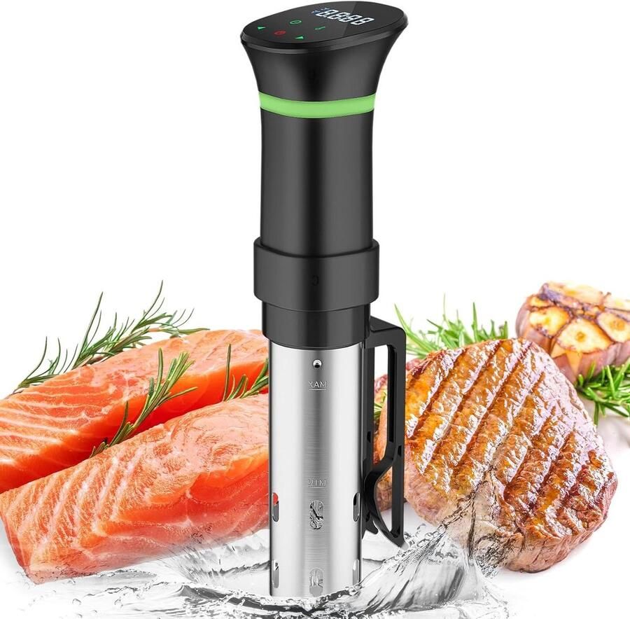 Sous Vide Koker Wateroven Vacuüm Precisie Koken Roestvrij Staal Tot 20 Liter Zwart