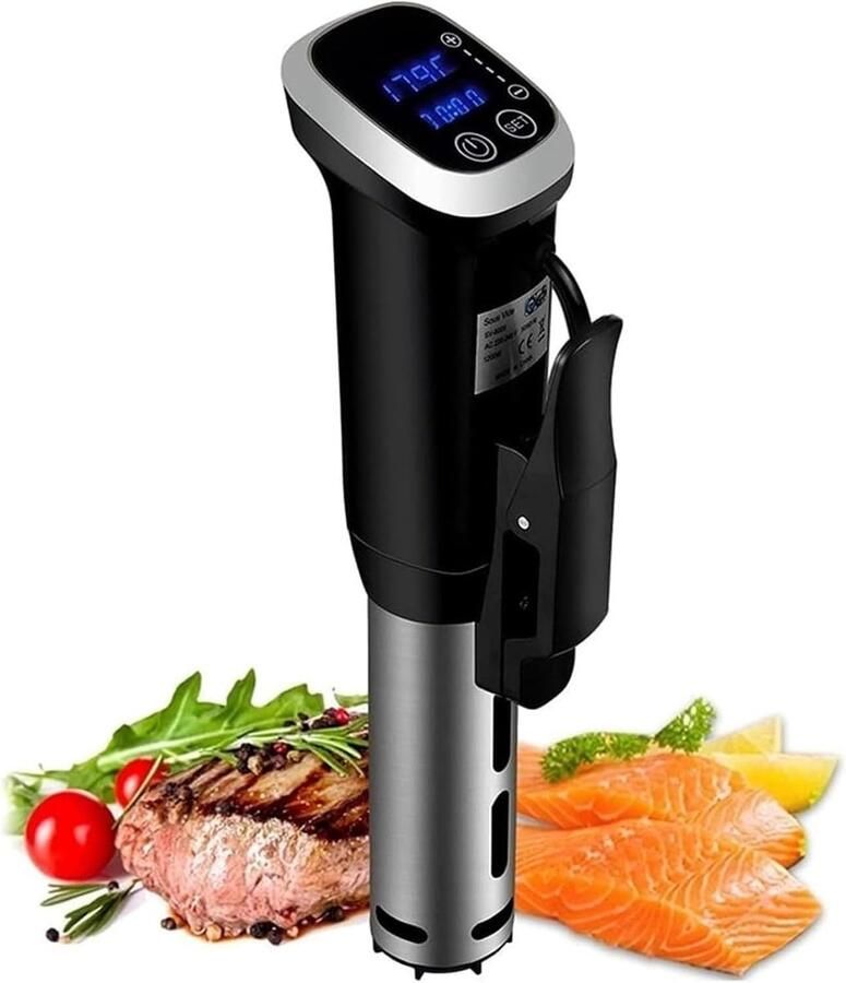 Sous Vide Koker Waterbad Circulator Precisie Koken 360° Circulatieverwarming 0-90°C Temperatuur Zwart