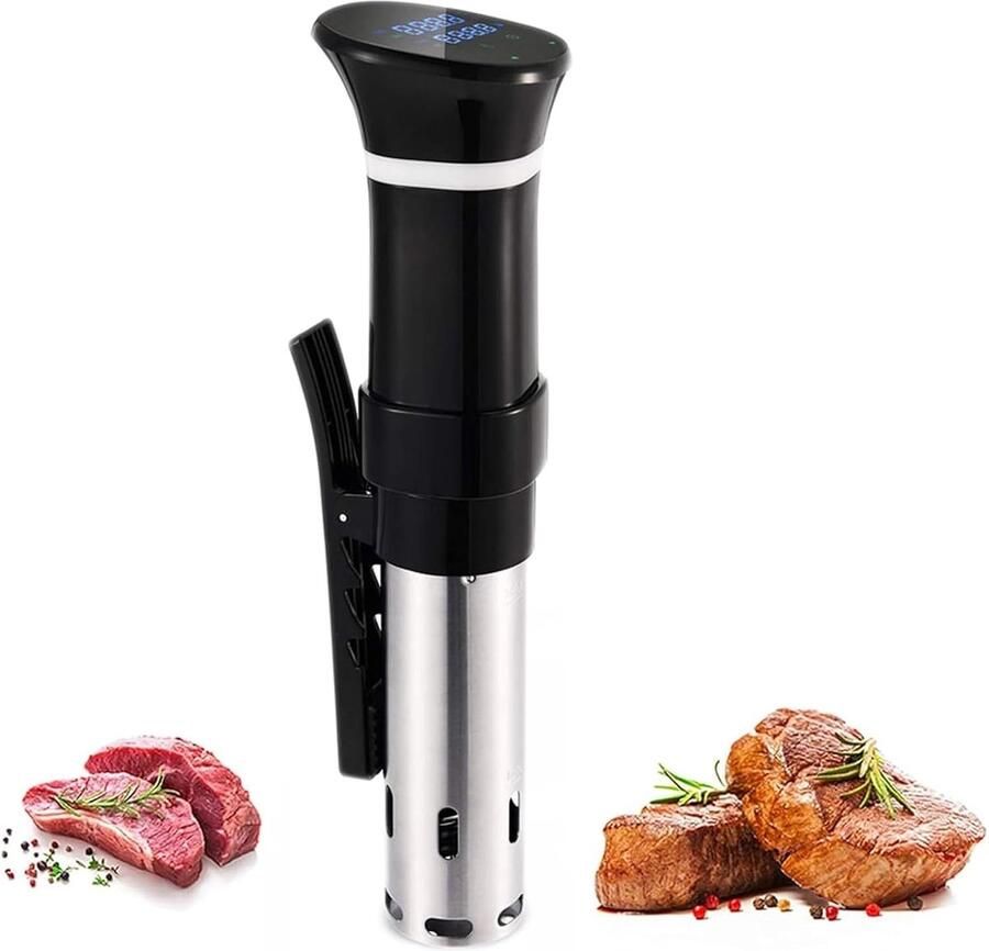 Sous Vide Kookapparaat Dompelcirculator Precisie Koken Gezond Koken Ultrastil Snel Opwarmend 4L-20L Capaciteit Zwart