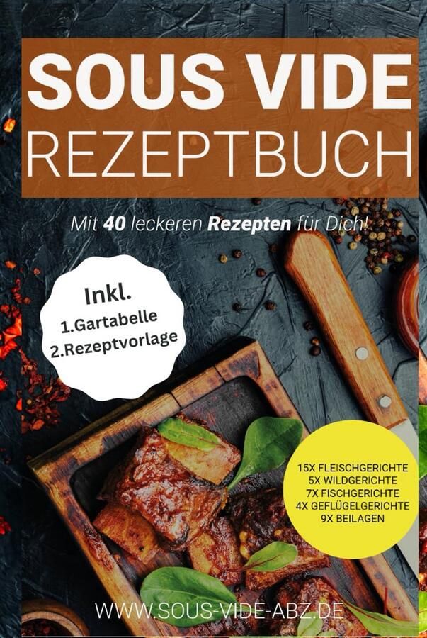 Sous Vide Kookboek: 40 Heerlijke Recepten om Perfect te Precisiekoken