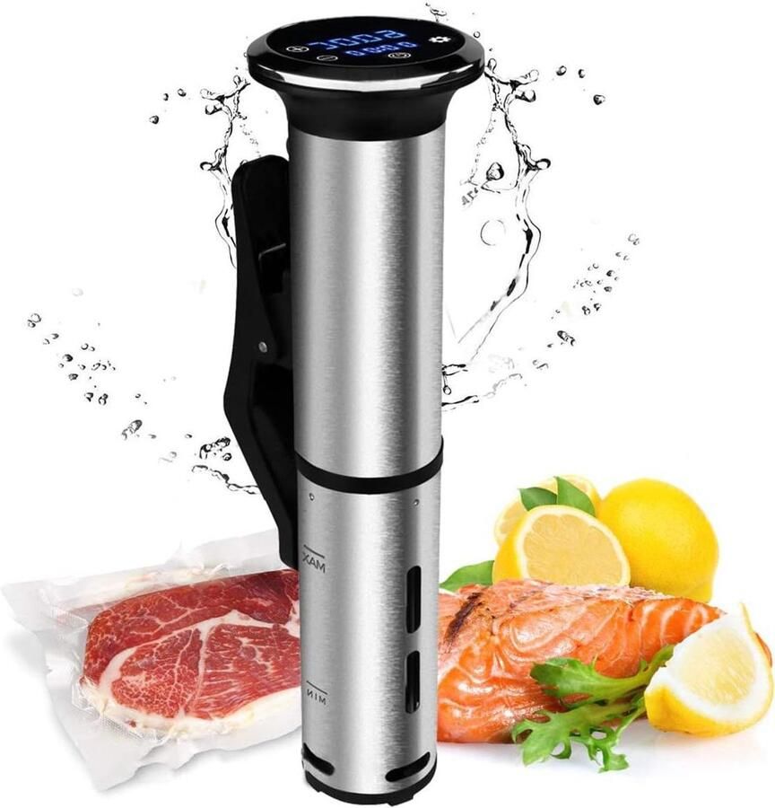 Sous Vide Kookplaat Waterbad Circulator Perfect Koken IPX7 Waterdicht 1200 Watt Roestvrij Staal