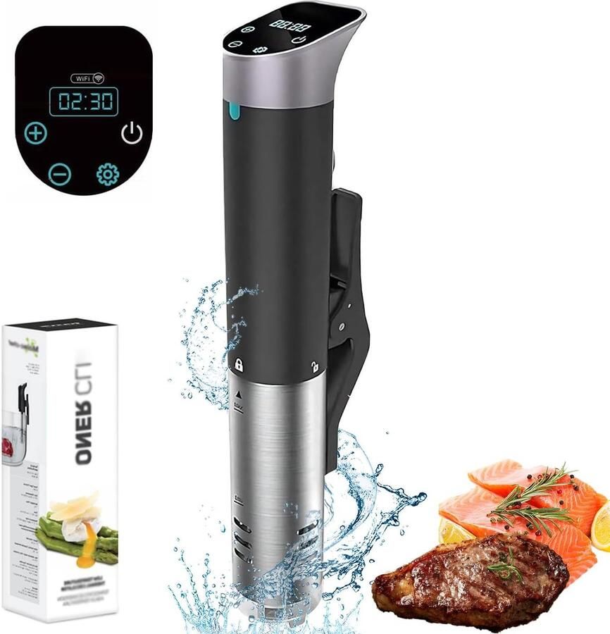 Sous Vide Machine Waterbad Koken Precisie Koken 3D Circulatie 12L Capaciteit Zwart
