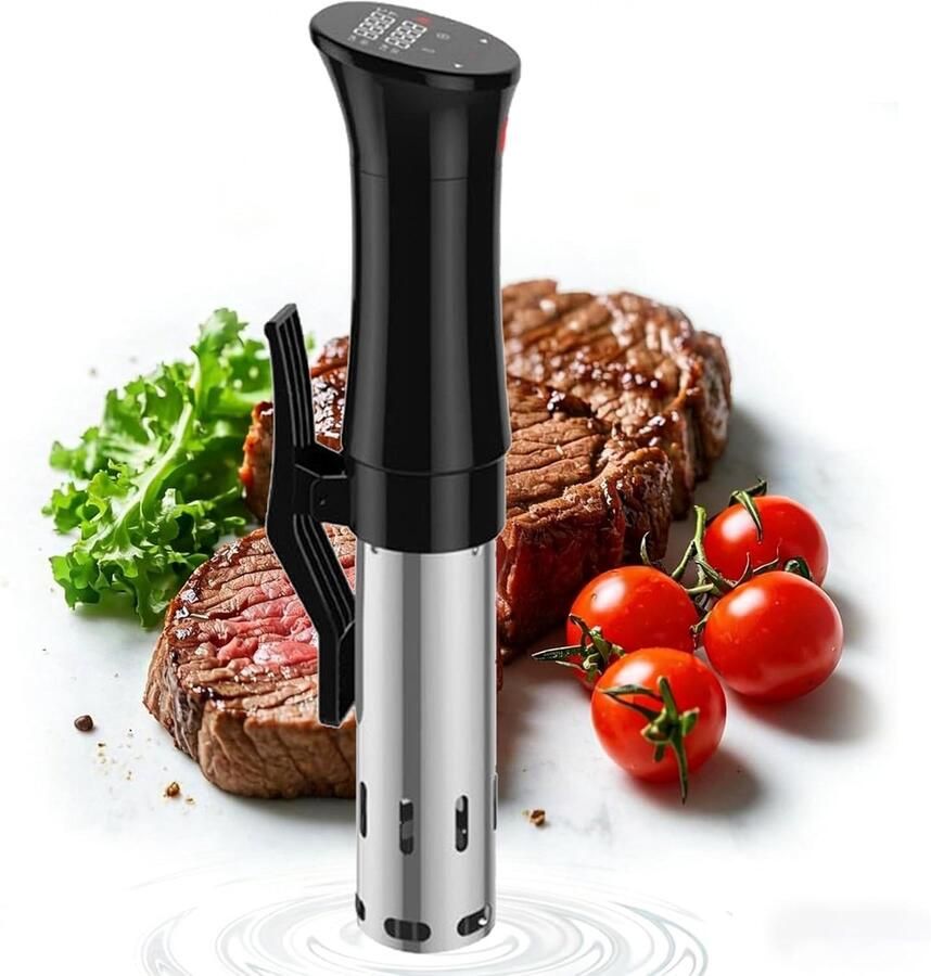 Sous Vide Machine Waterbad Koken Precisie Koken Lange Kooktijden Tot 23 Liter Zwart