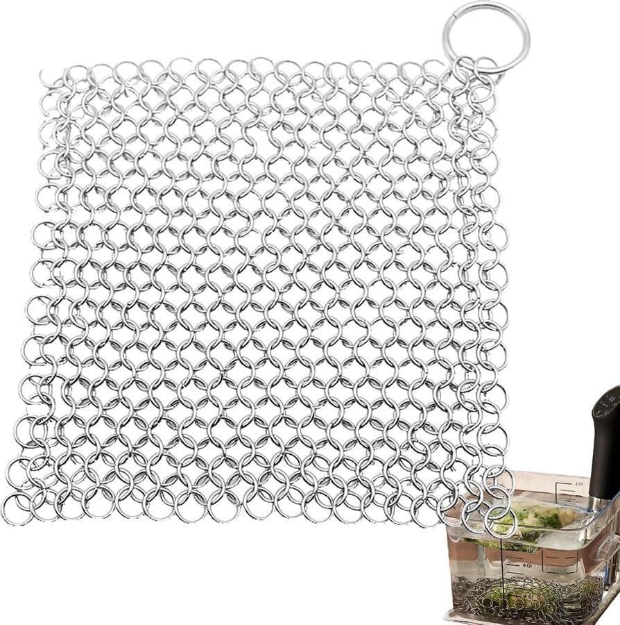 Sous Vide Net Kookaccessoire Gewicht Precis Koken Duurzaam Hittebestendig 20x20 cm Veelkleurig