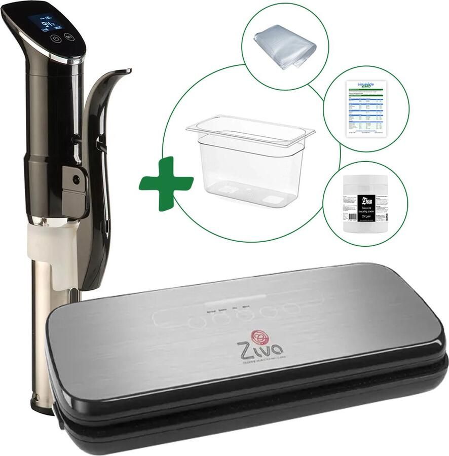 Sous Vide Pakket Wartmann WM-1507 + Ziva OneTouch + 7L Waterbak - Foto 2