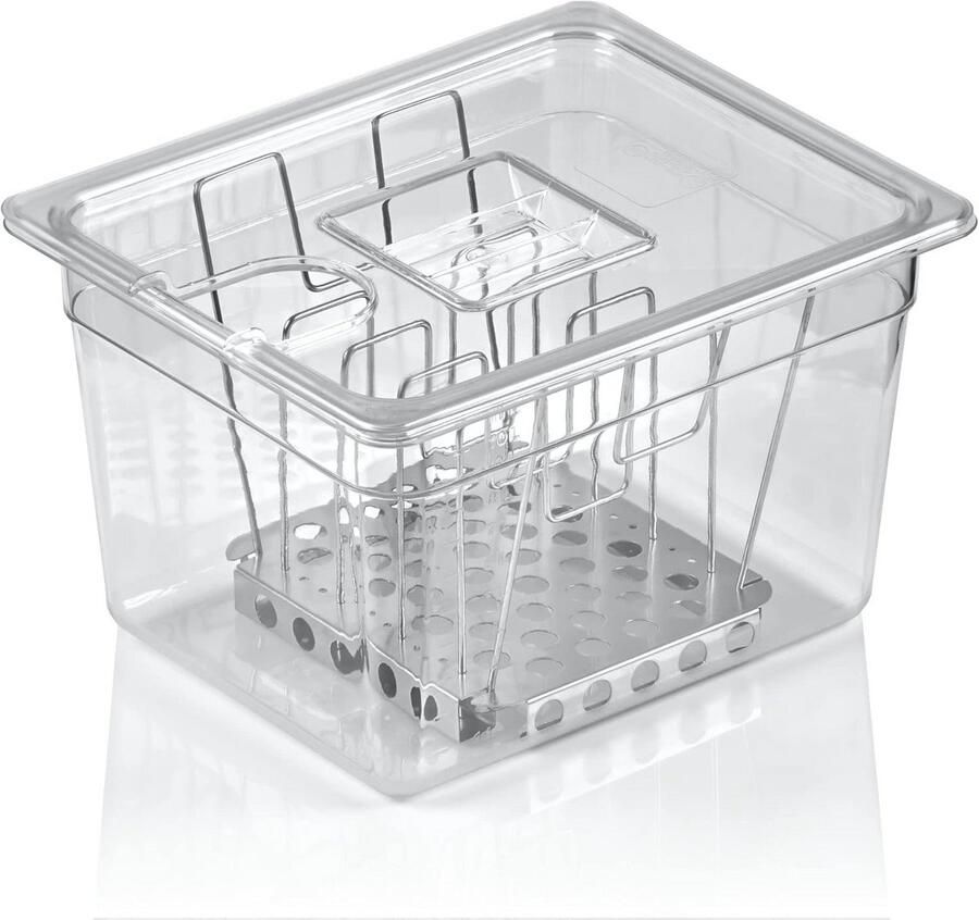 Sous Vide Set met GN Houder en Deksel Professionele Aanpasbare Frame voor Vlees en Vis