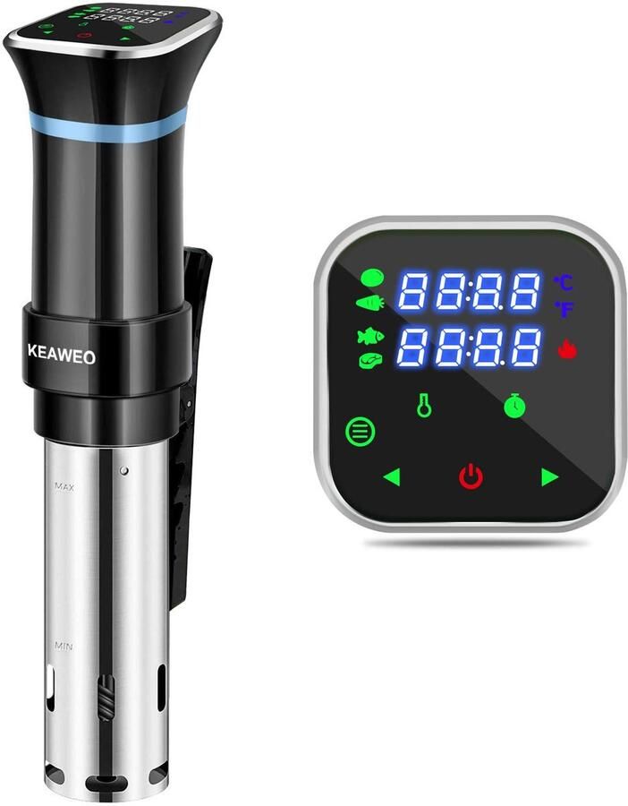 Sous Vide Stick – 1100W – 0 1°C Precisie – Digitale Timer – 360° Watercirculatie – Tot 15 Liter