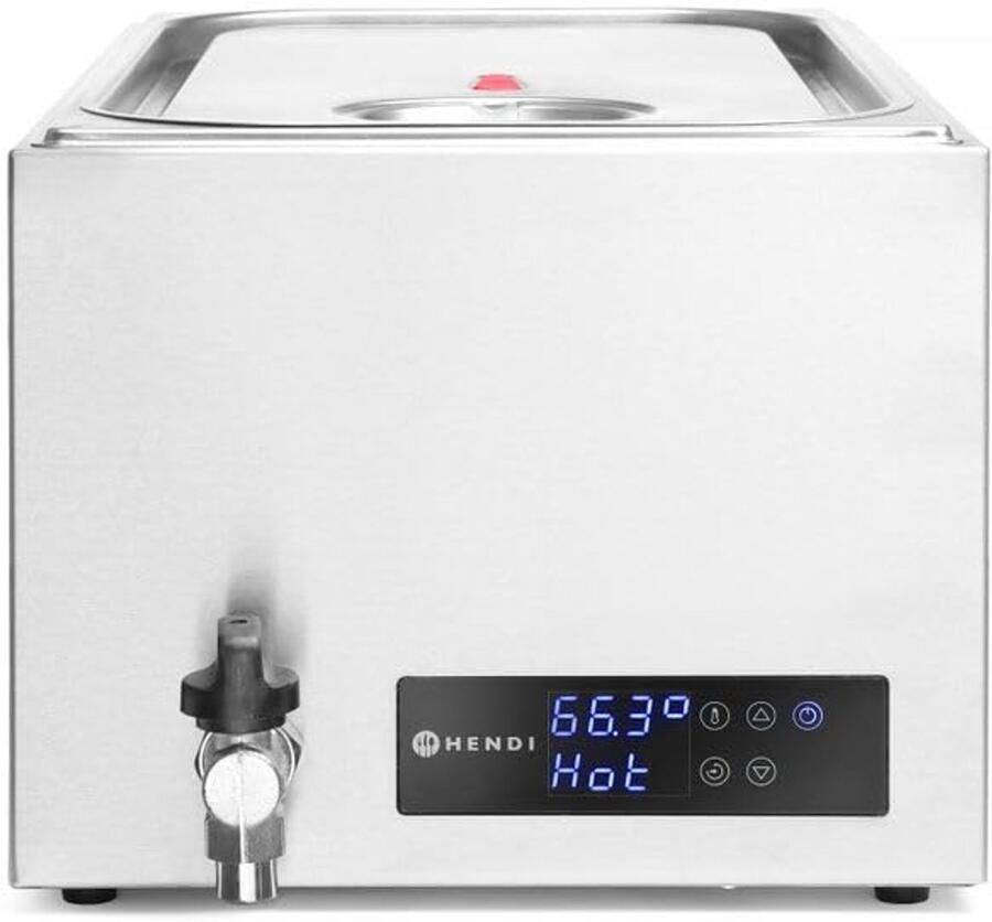 Sous-vide systeem Vacuüm kookapparaat Precisie koken Hoge temperatuur precisie 20 liter Zilver