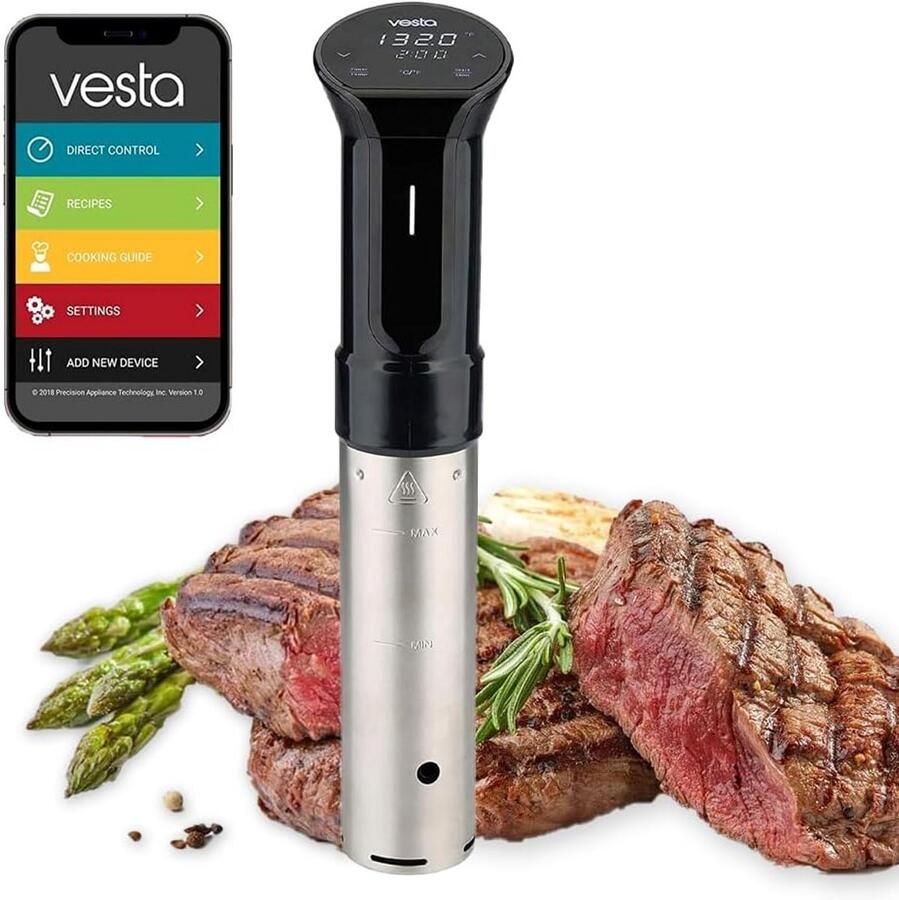 Sous Vide Water Koker met WiFi Krachtige Immersion Circulator voor Precisie Koken Digitale Touch Display
