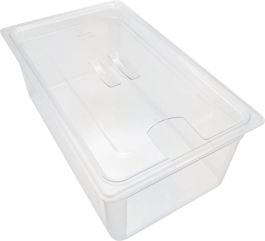 Sous Vide Water Set Hittebestendige Container Koken met Precisie BPA-vrij Polycarbonaat 24 Liter Transparant