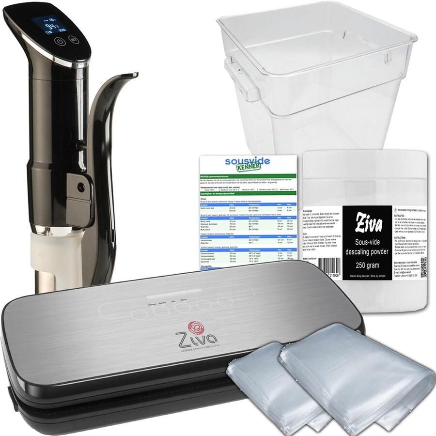 Sous Vide Waterbad Precisie Kookapparaat Professioneel Koken Compleet Starterspakket 18 Liter Bak