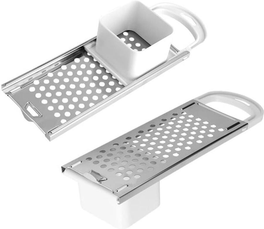 Spaetzle Maker Roestvrijstalen Noodle Maker Duitse Noodle Press Tool Comfortabele Handgreep Set van 2 - Foto 1