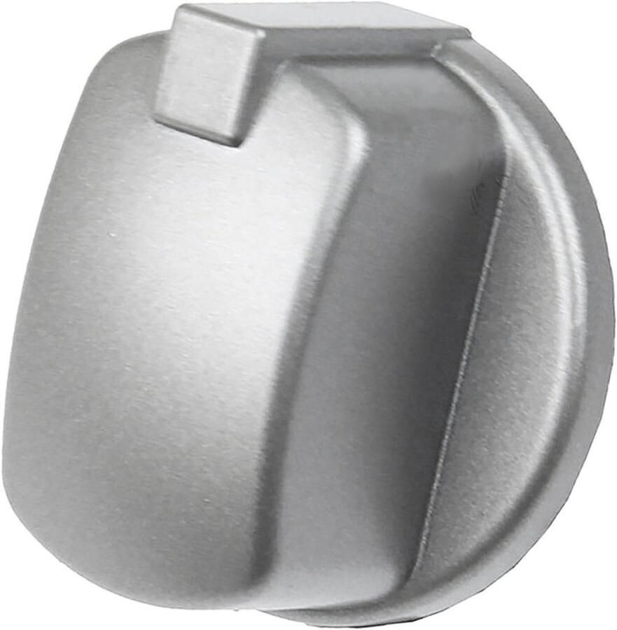 SPARES2GO Controle Knop Schakelaar compatibel met Indesit Cooker Oven (Zilver Inox)