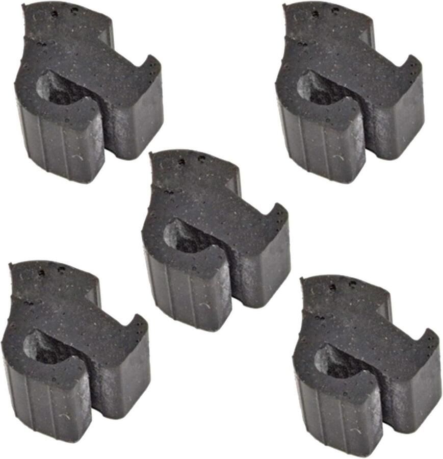 Spares2go Pan Grid Rubber Buffer voor Ariston Oven Cooker Kookplaat (Pack van 5)