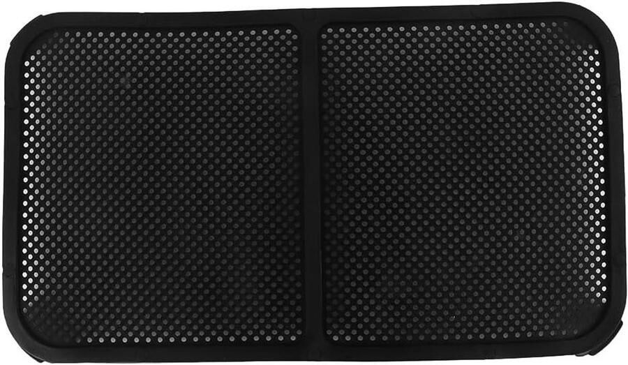 Spatbeschermer Airfryer Accessoire Lekker Koken Ventilatiegaatjes 37 x 21 cm Zwart