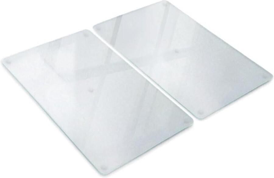 Spatbeschermer Keuken Glazen Plaat Koken Beschermen Gehard Glas 30x52cm Mat Glas - Foto 1