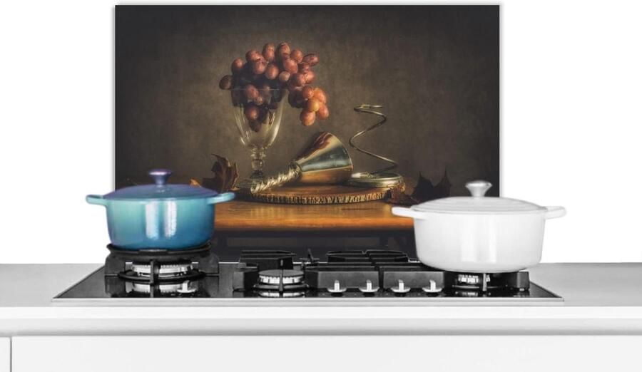 Spatbeschermer Keuken Keukenscherm Spat Koken Beschermen Scherpe Fotoprint 60x40 cm Multicolour