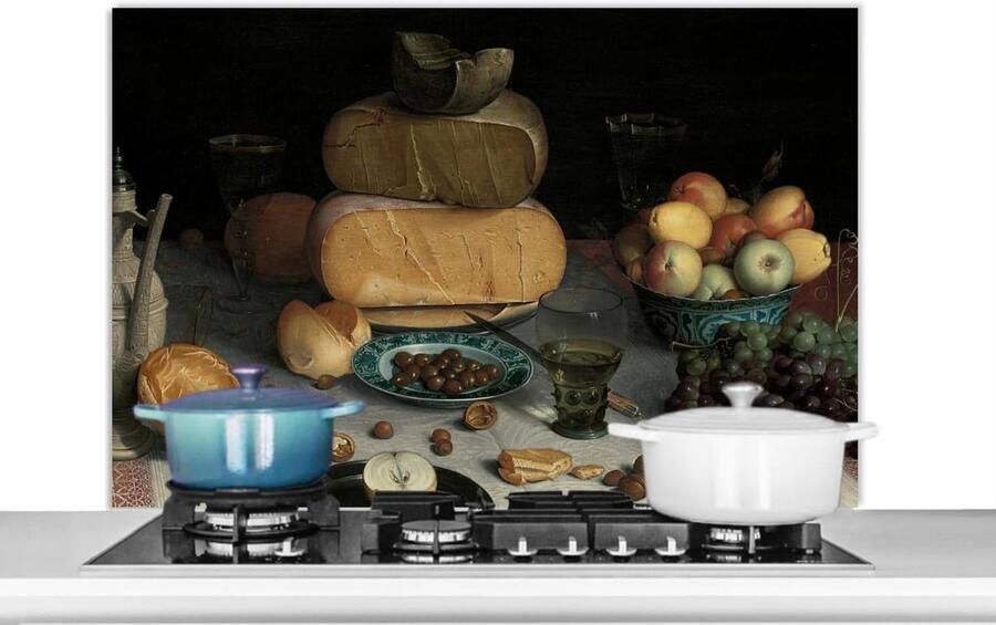 Spatbeschermer Keuken Kookplaat Achterwand Koken Beschermen Scherpe Fotoprint 100x65cm Multicolor