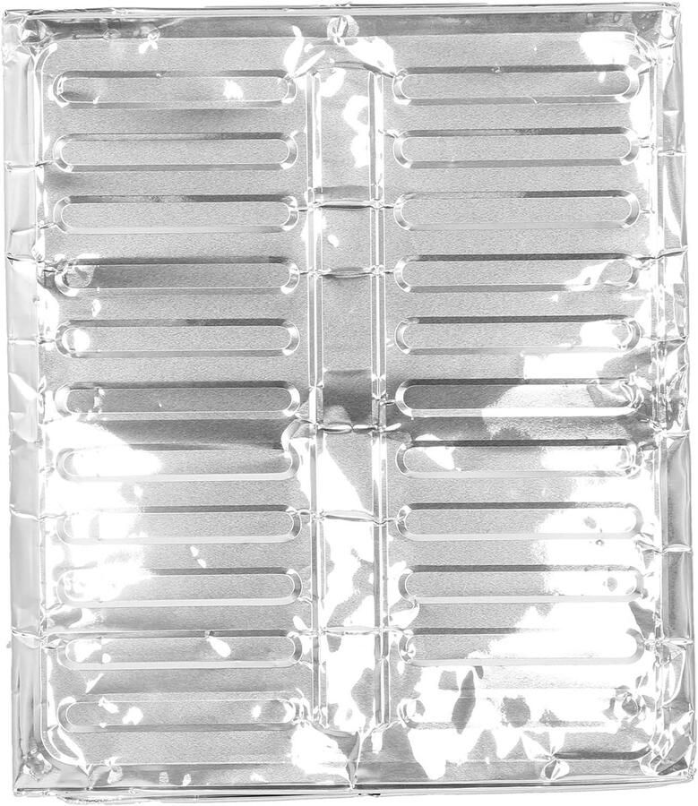 Spatbeschermer Keuken Olie Barrière Koken en Bakken Vouwt Gemakkelijk Op 33 x 28 cm Zilver