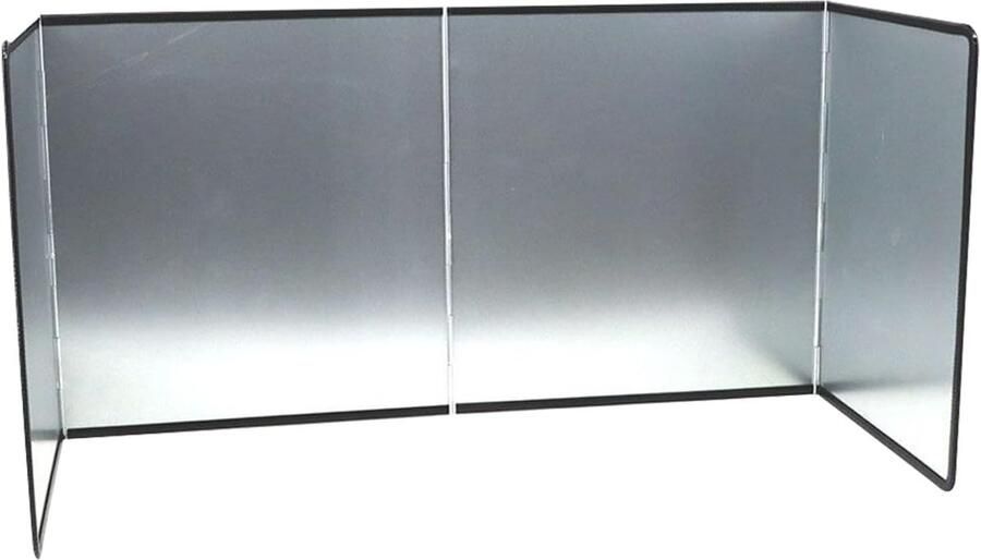 Spatbeschermer Keuken Olie Scherm Schoon Koken Opvouwbaar Ontwerp 40 x 30 cm Zilver