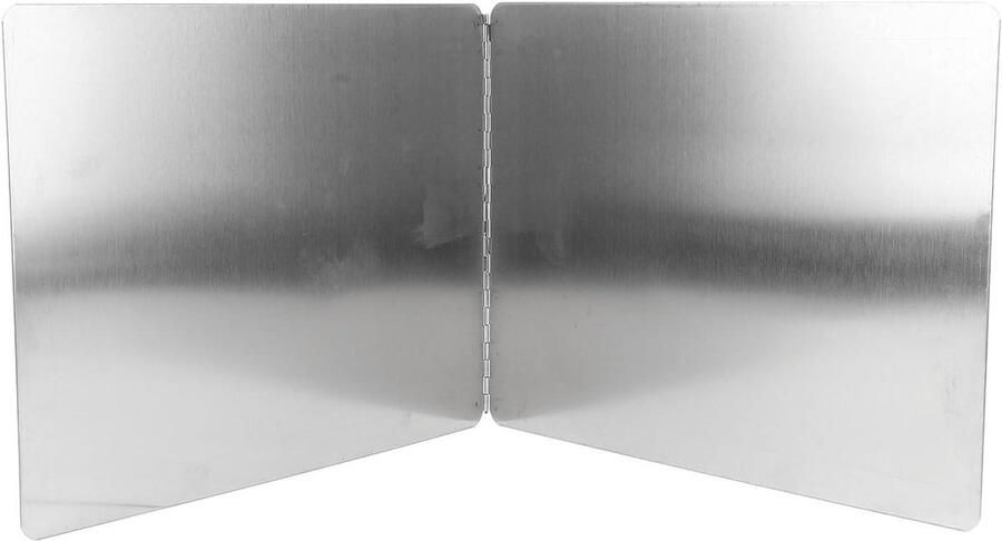 Spatbeschermer Keuken Vetspatscherm Splatscherm Koken Schoonhouden Dubbelzijdig Ontwerp 30x30x30cm Zilver